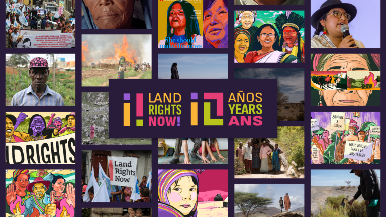NOUS CÉLÉBRONS LES 10 ANS DE LAND RIGHTS NOW
