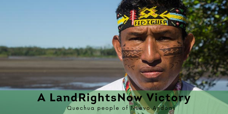 Judicial Court of Peru rules in favor of the Quechua people of Nuevo Andoas
