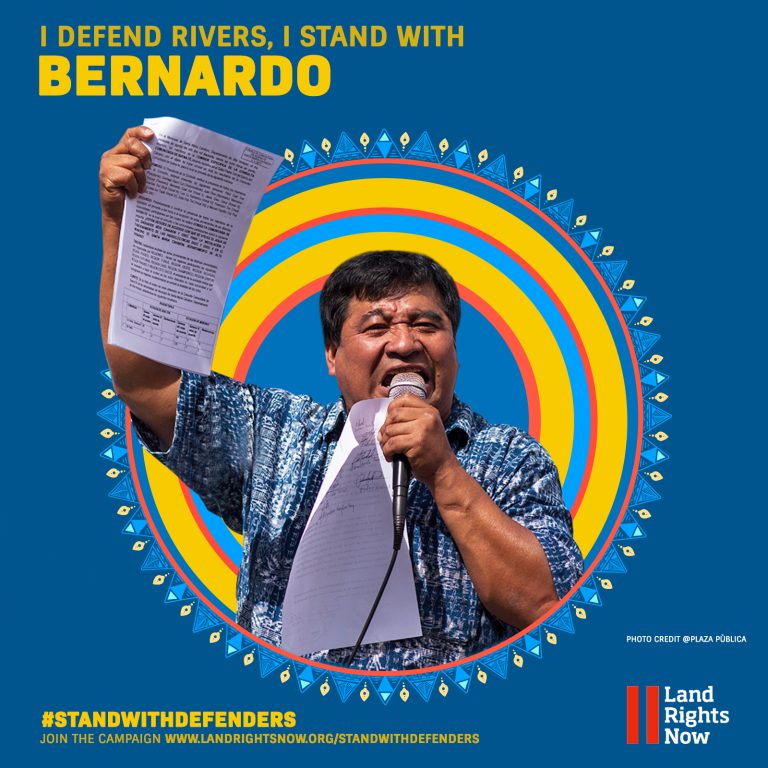 Wrongfully imprisoned, Bernardo Caal is fighting back